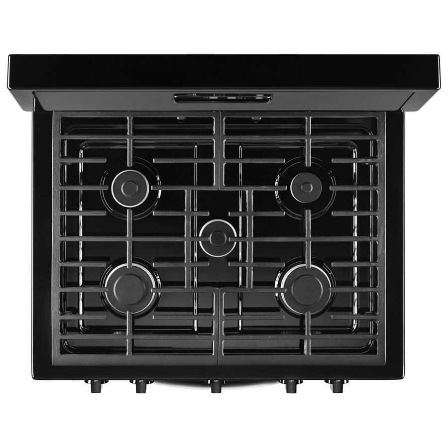 Whirlpool® 5.1 Cu. Ft. Freestanding 5-Burner Gas Stove WFG505M0BB, product image 2 of 5