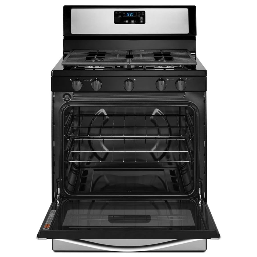 Whirlpool® 5.1 Cu. Ft. Freestanding 5-Burner Gas Stove WFG505M0BS, product image 4 of 6