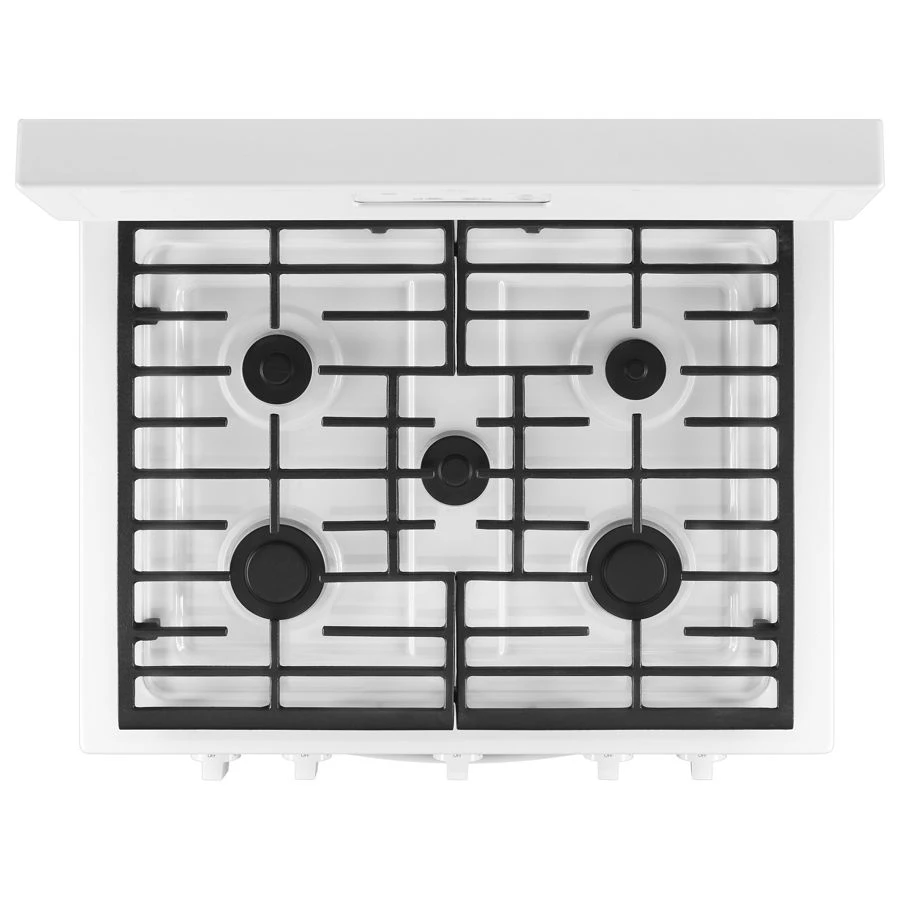 Whirlpool® 5.1 Cu. Ft. Freestanding 5-Burner Gas Stove WFG505M0BW