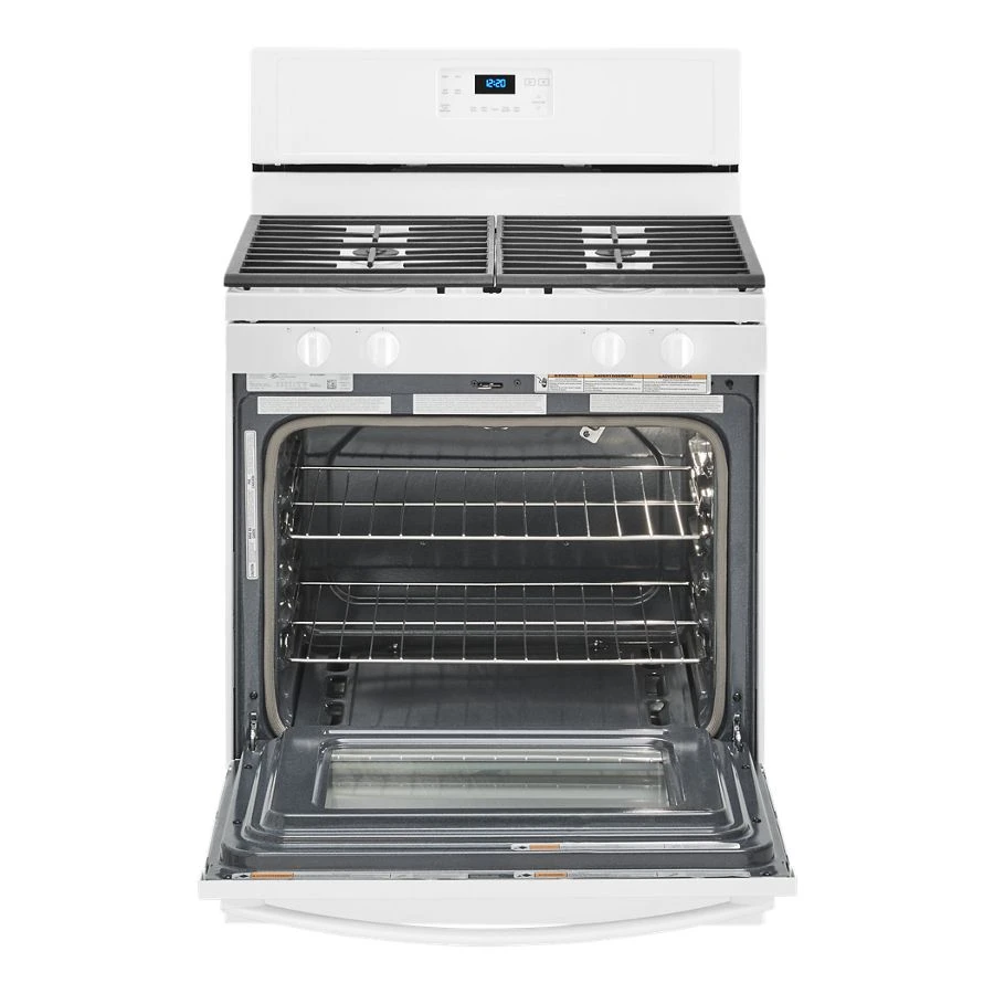 5.0 cu. ft. Whirlpool® gas range with SpeedHeat™ burner WFG515S0JW