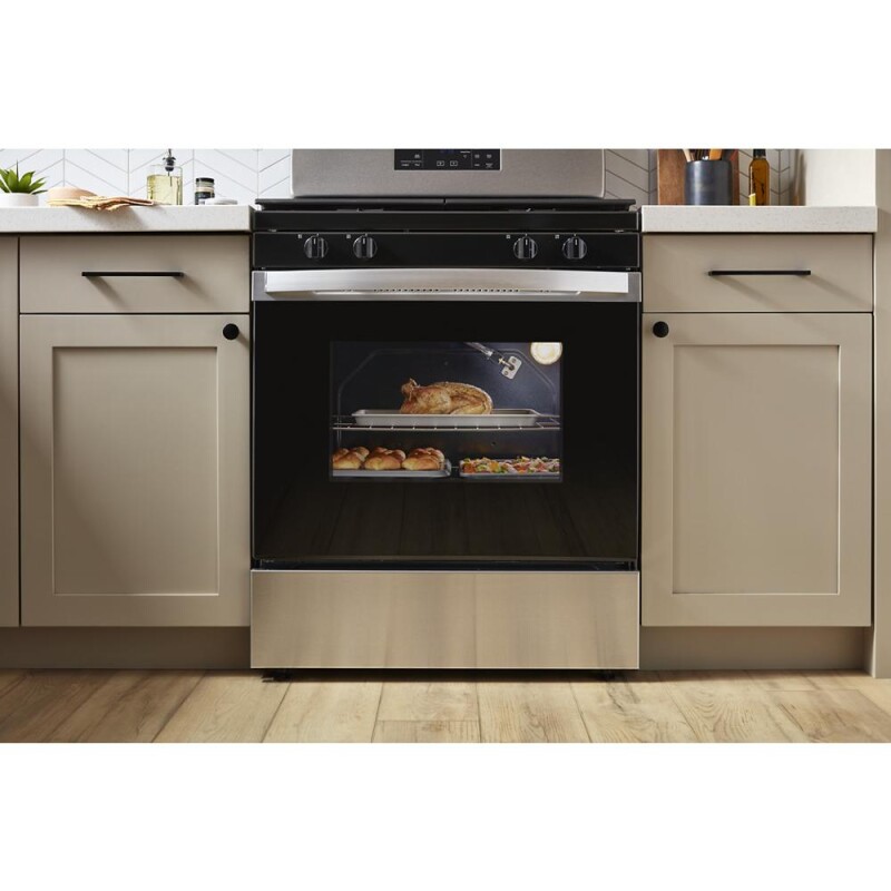 5.0 Cu. Ft. Freestanding Gas Range with Storage Drawer WFG515S0MW