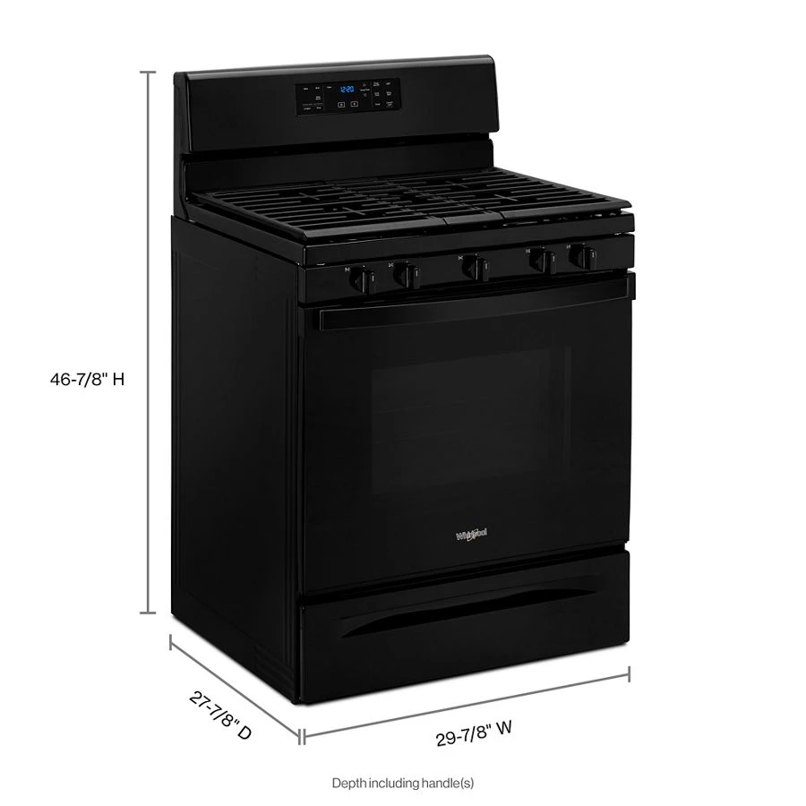 5.0 Cu. Ft. Gas Range With Center Oval Burner WFG525S0JB