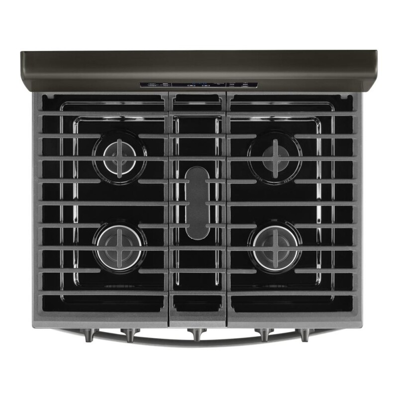 Whirlpool 5.0 cu. ft. Gas Convection Oven with Fan Convection Cooking Black Stainless WFG535S0JV Picture 1
