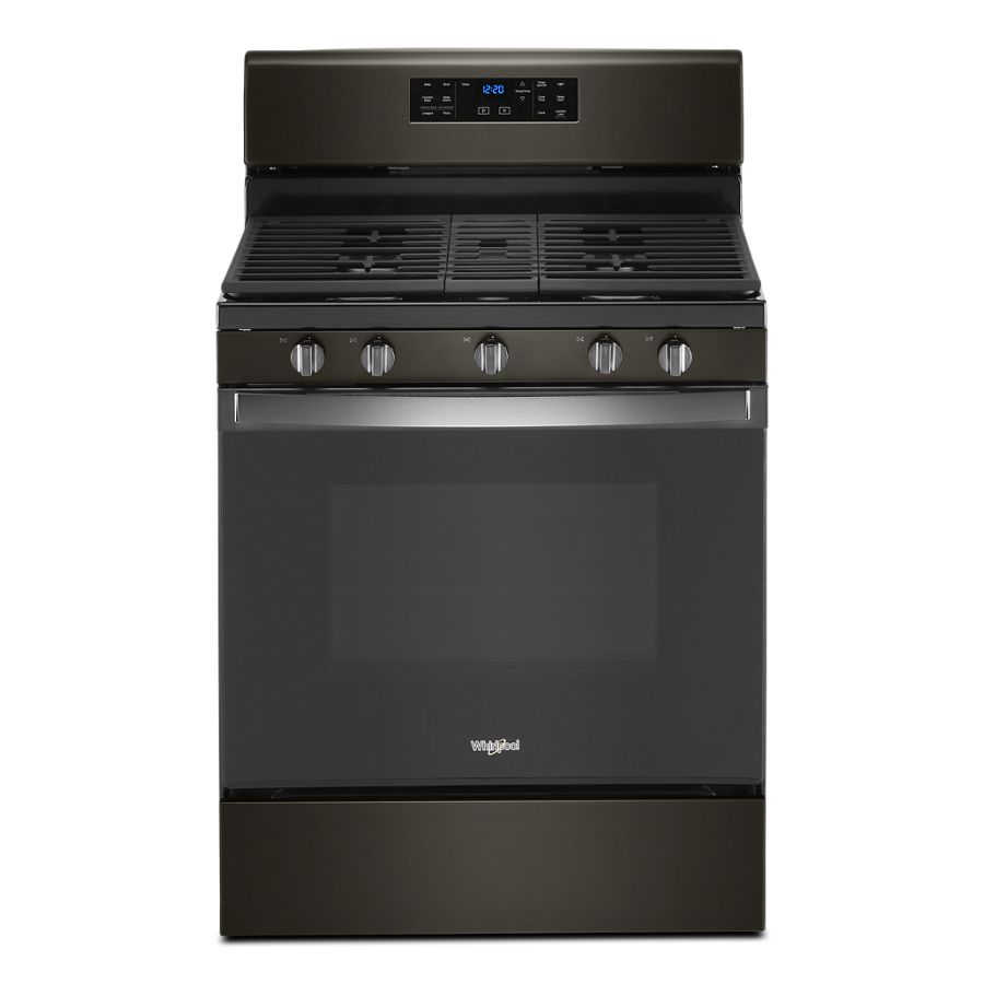 Whirlpool 5.0 cu. ft. gas convection oven with fan convection cooking Black Stainless WFG535S0JV Picture 1