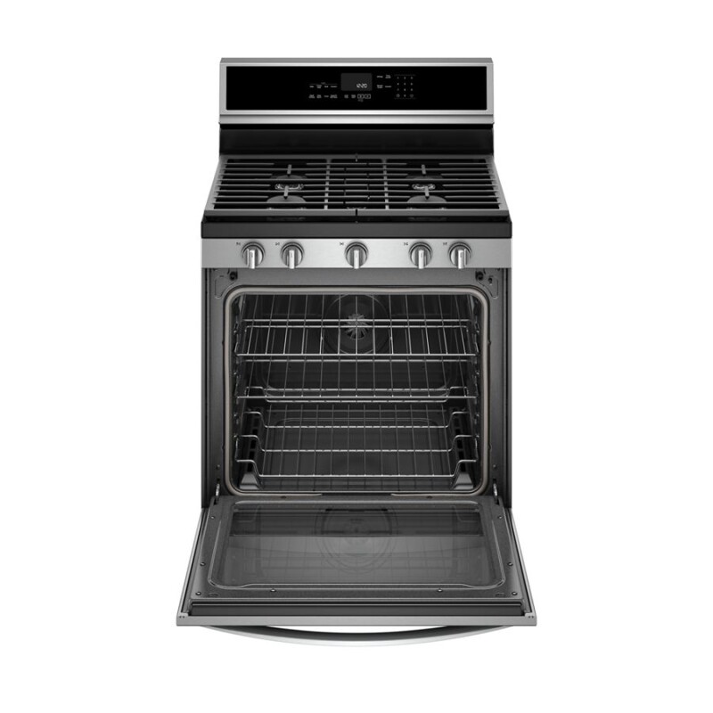 5.8 cu. ft. Smart Freestanding Gas Range with EZ-2-Lift Grates WFG975H0HZ