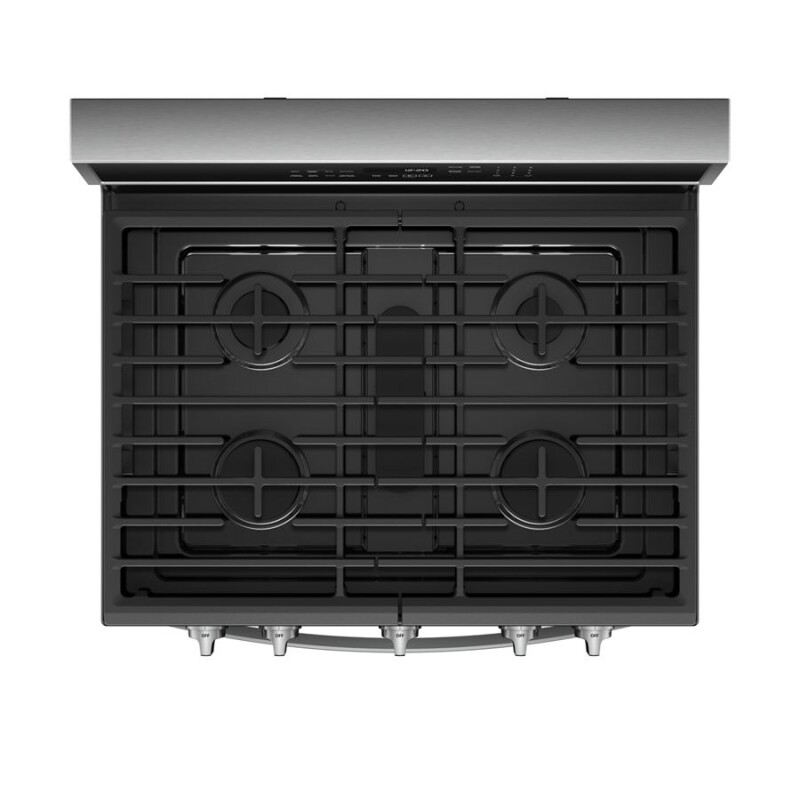 5.8 cu. ft. Smart Freestanding Gas Range with EZ-2-Lift Grates WFG975H0HZ