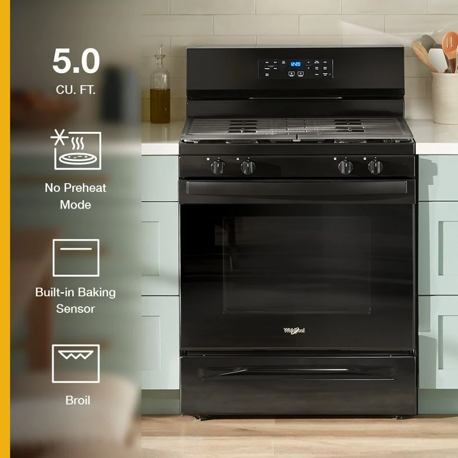 30-inch Self Clean Gas Range with No Preheat Mode view 2