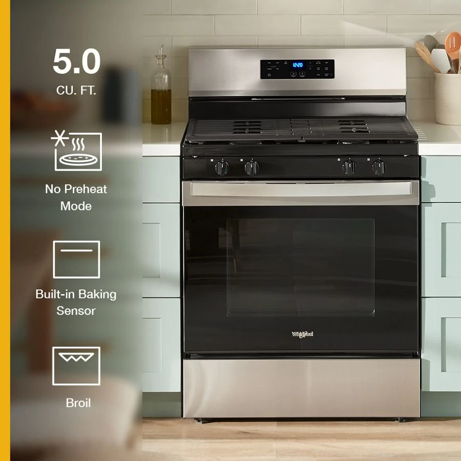 30-inch Self Clean Gas Range with No Preheat Mode view 2