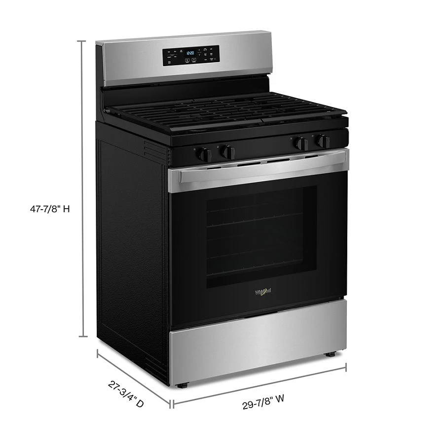 30-inch Self Clean Gas Range with No Preheat Mode view 14