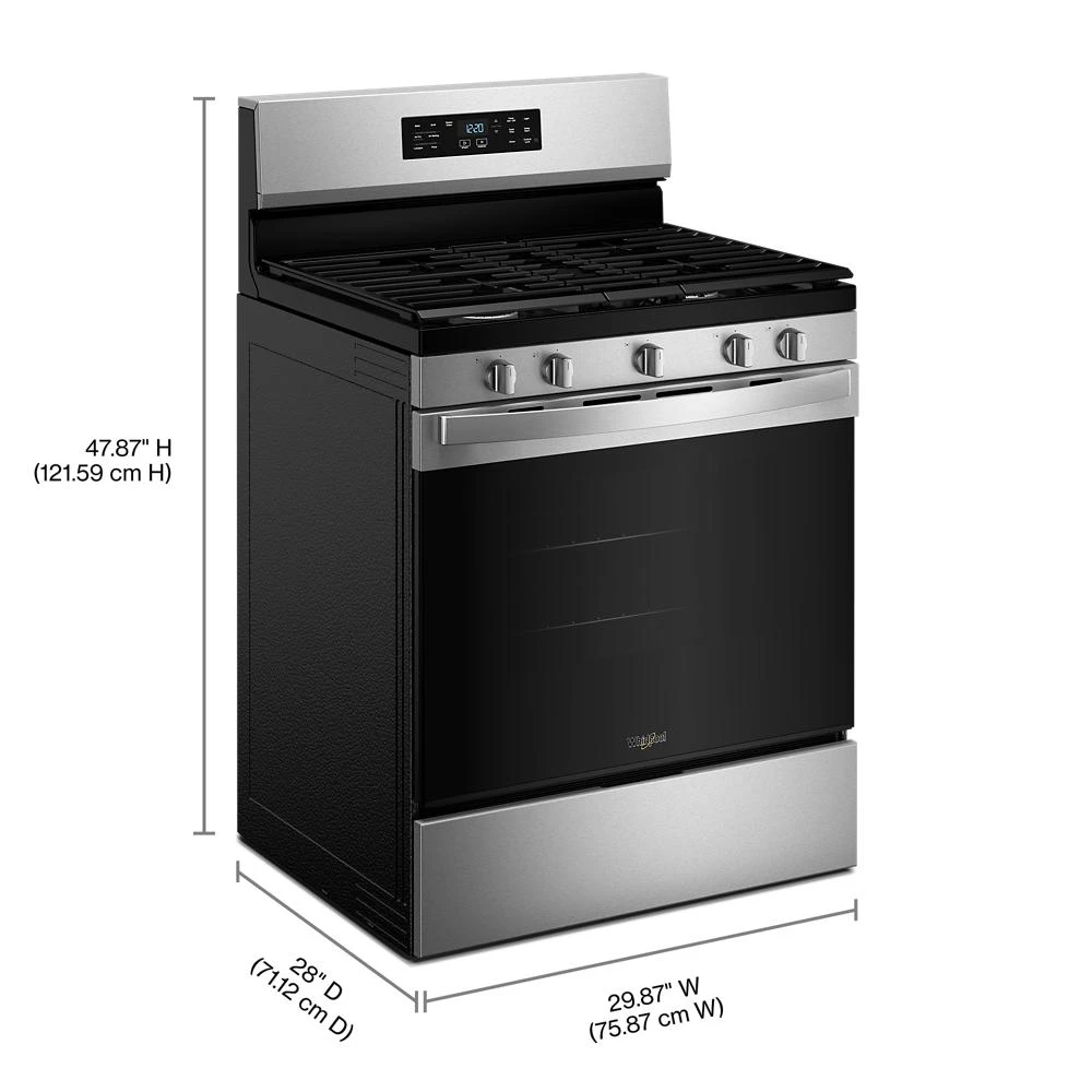 30-inch Gas Range with Air Cooking Technology and Steam Clean view 20