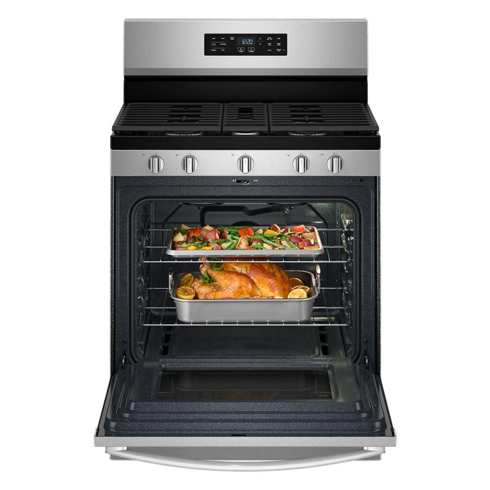 30-inch Gas Range with Air Cooking Technology and Steam Clean view 16