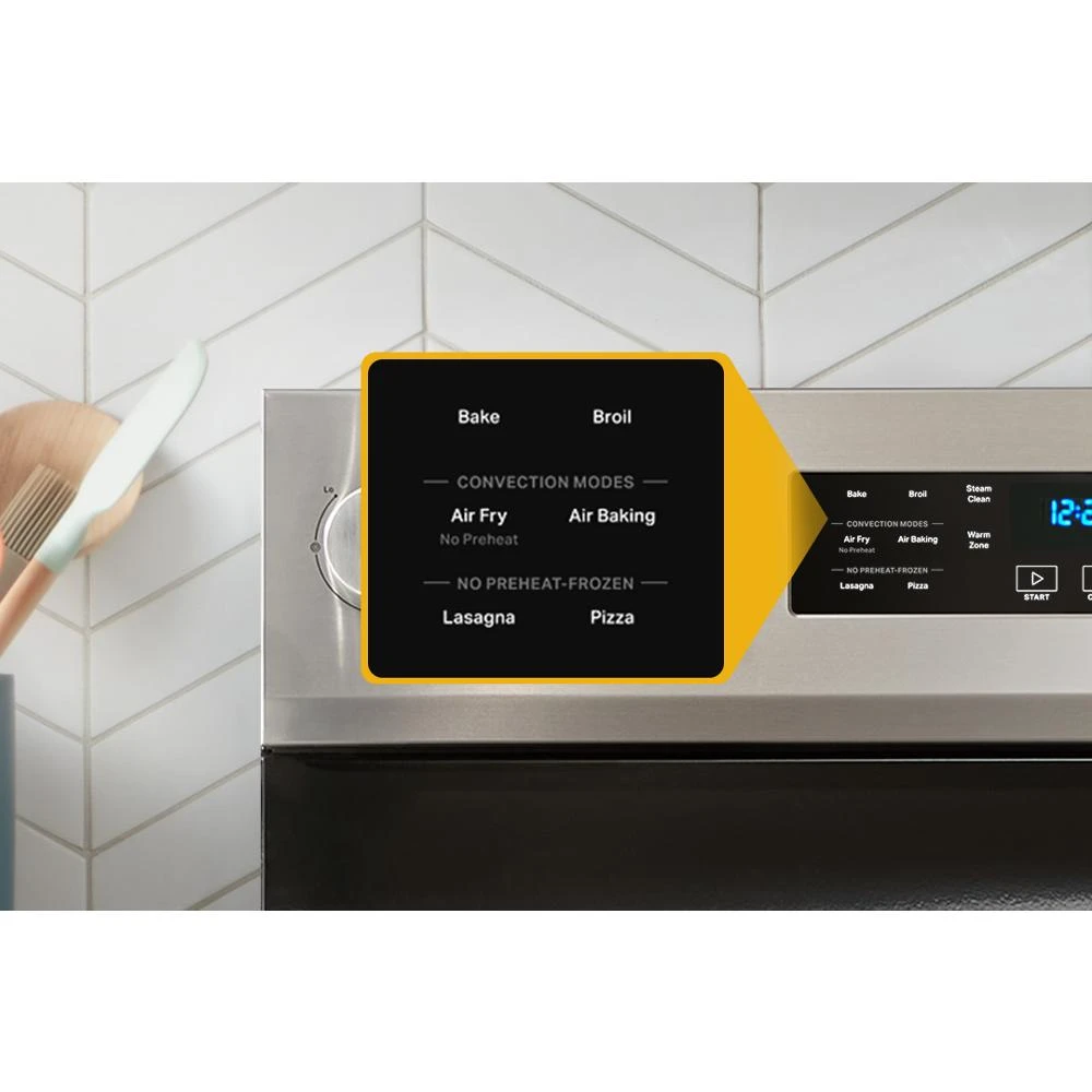 30-inch Gas Range with Air Cooking Technology and Steam Clean view 28