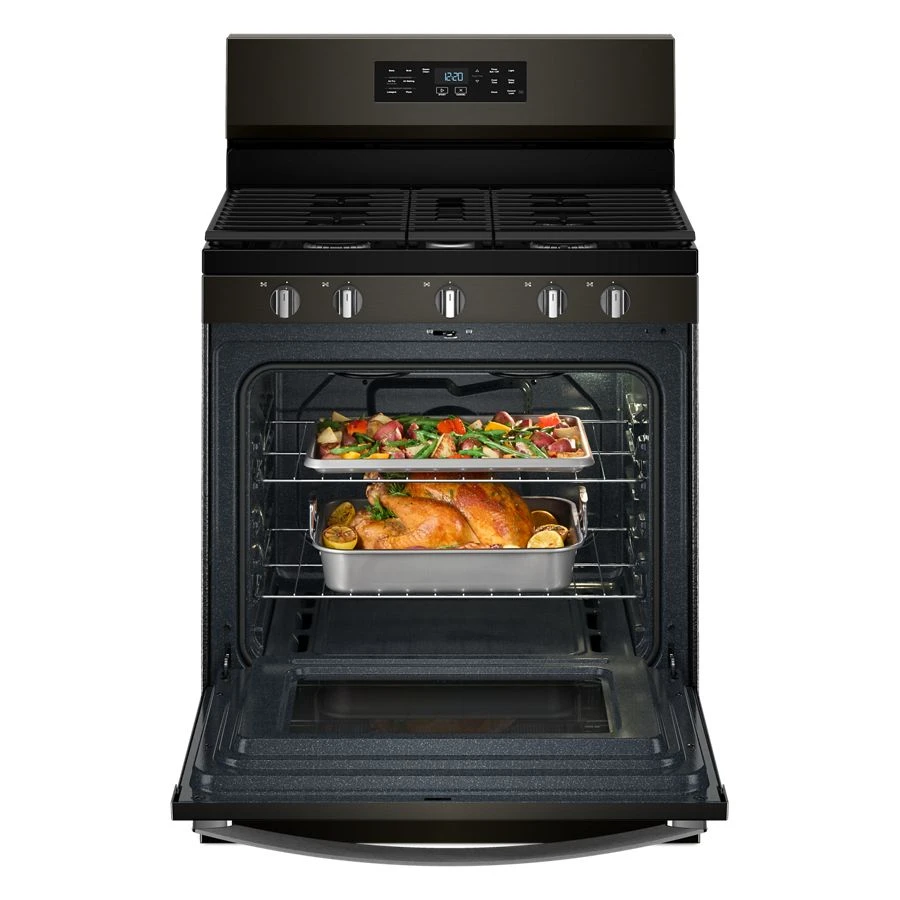 30-inch Gas Range with Air Cooking Technology and Steam Clean WFGS4530SV