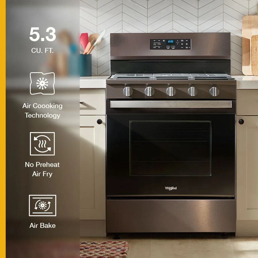 30-inch Gas Range with Air Cooking Technology, No Preheat Air Fry and Air Baking and Self Clean view 16