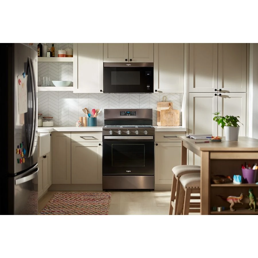 30-inch Gas Range with Air Cooking Technology and EZ-2-Lift™ Hinged Grates WFGS5730SV