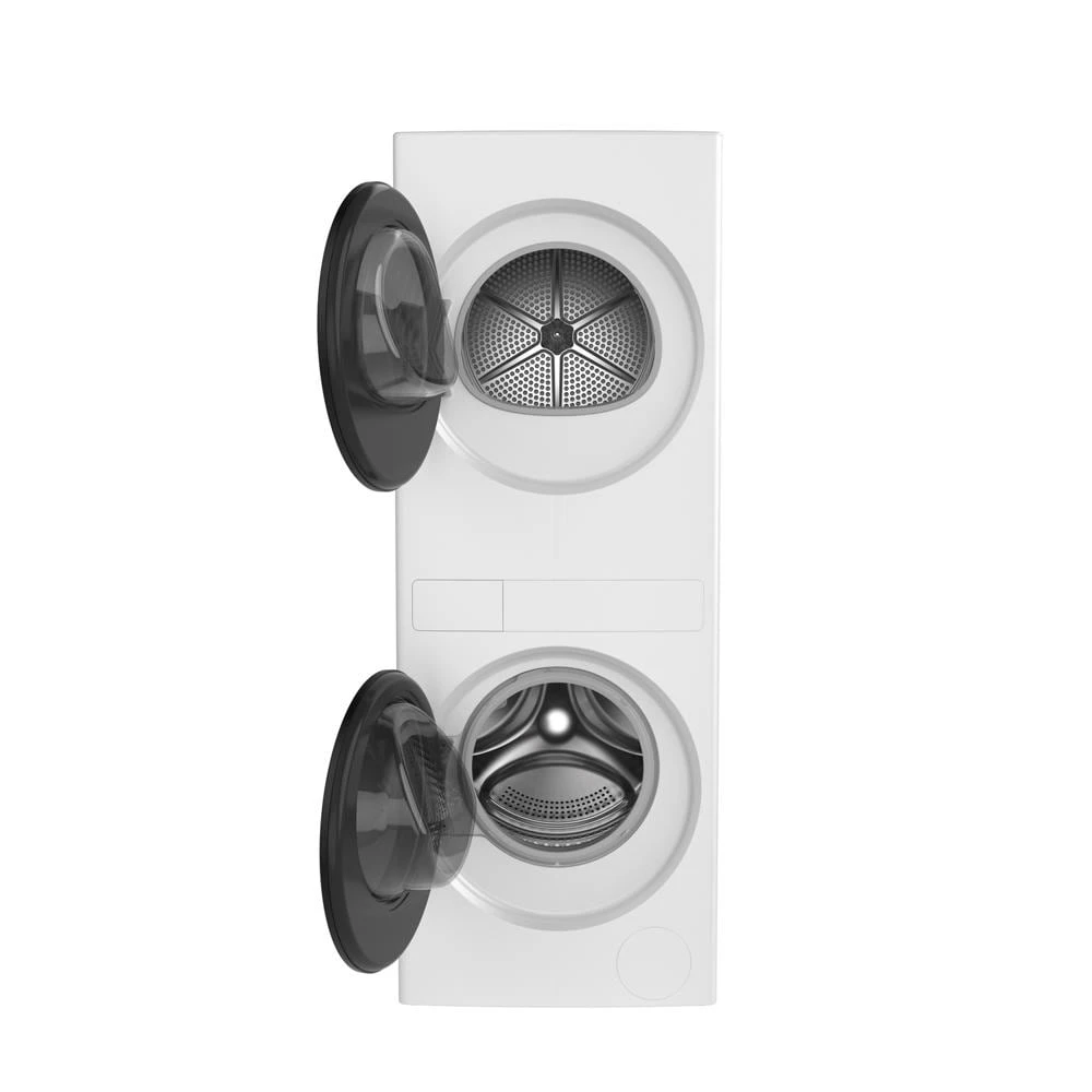 Compact ENERGY STAR® Ventless Heat Pump Laundry Tower with 2.7-cu ft Washer and Electric 4.3-cu ft Dryer view 2