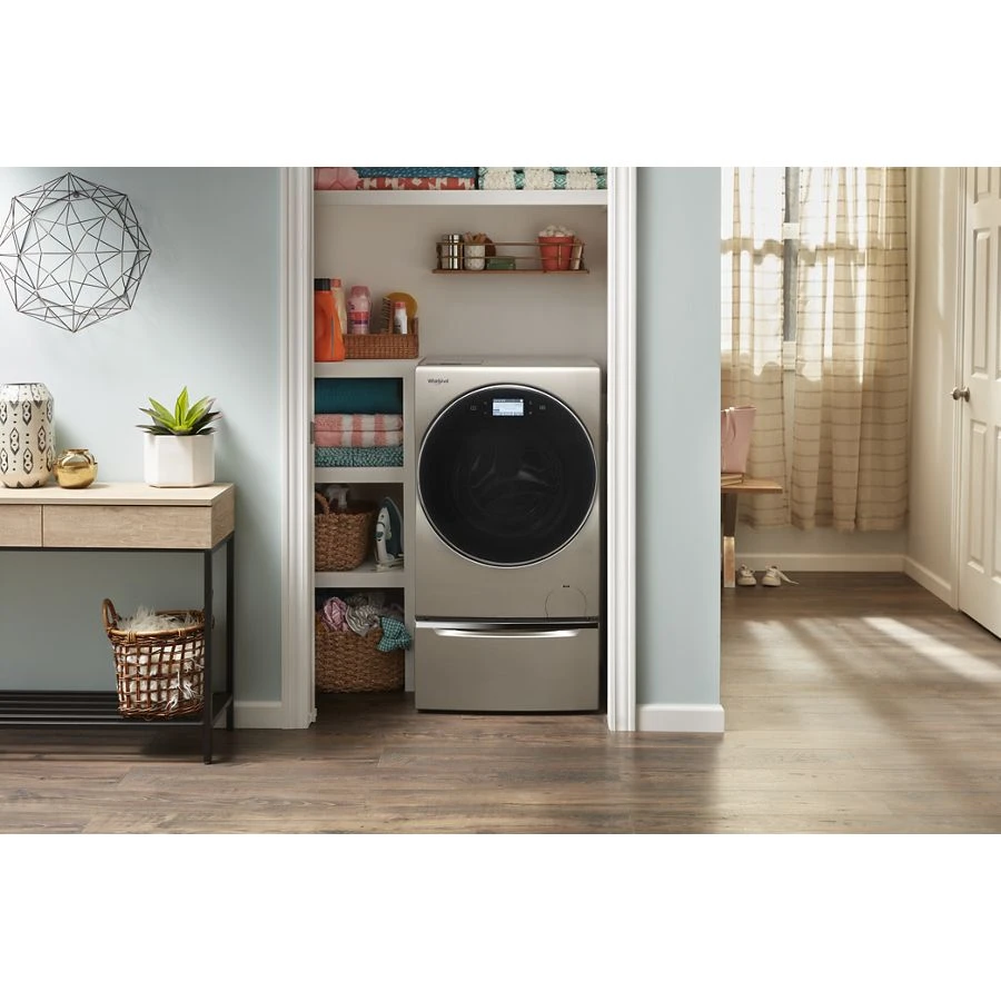 11.3" Pedestal For Front Load Washer And Dryer With Storage view 2