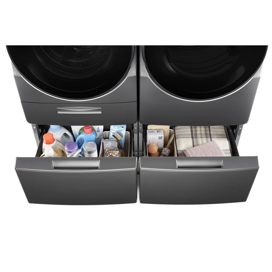 15.5" Pedestal for Front Load Washer and Dryer with Storage view 2