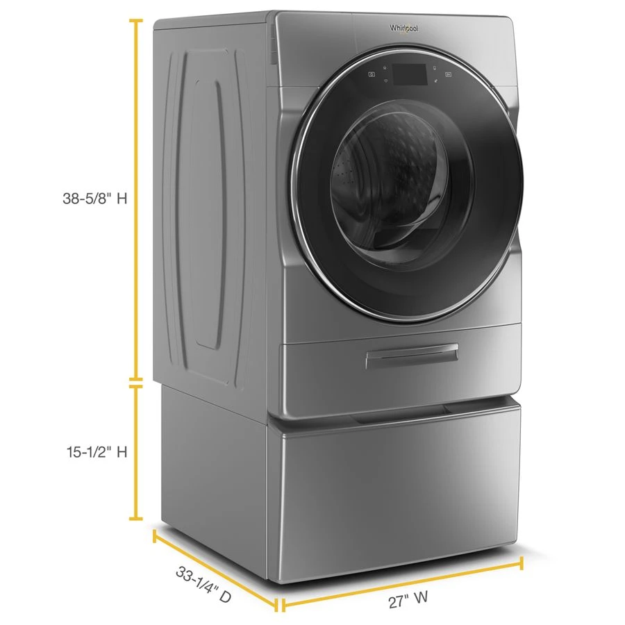 15.5" Pedestal for Front Load Washer and Dryer with Storage view 8
