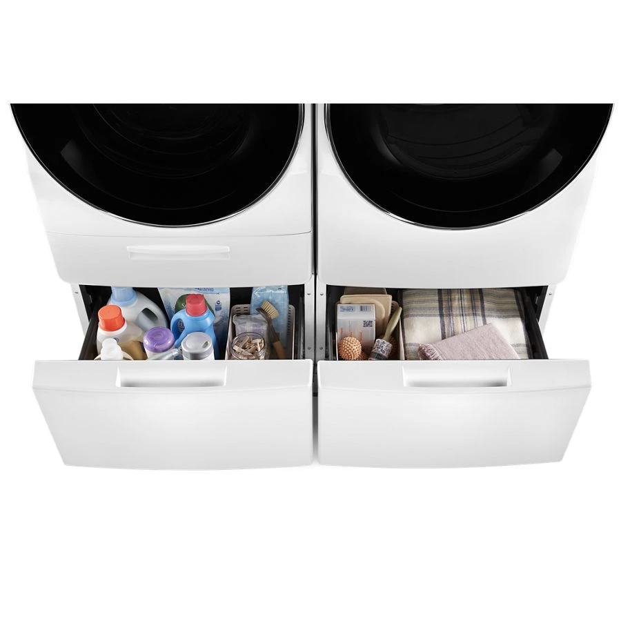 15.5" Pedestal for Front Load Washer and Dryer with Storage view 2