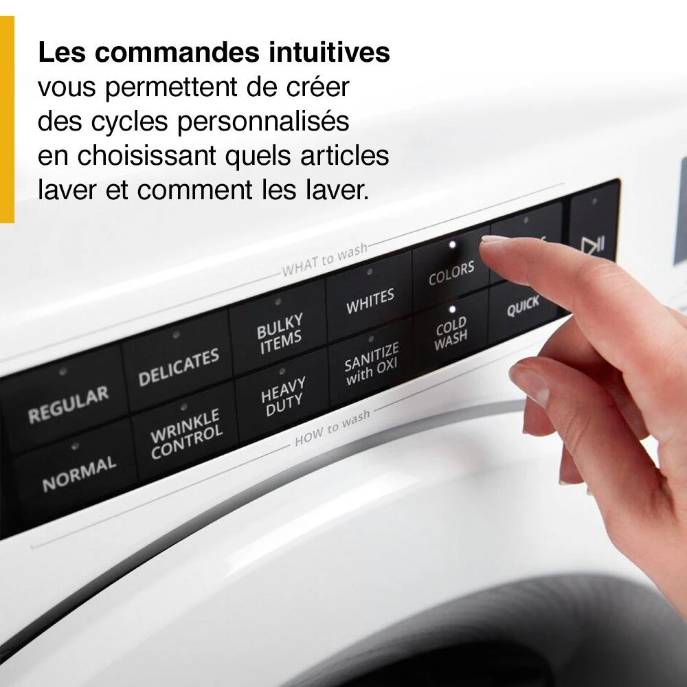 4.3 cu. ft. Closet-Depth Front Load Washer with Intuitive Controls view 25