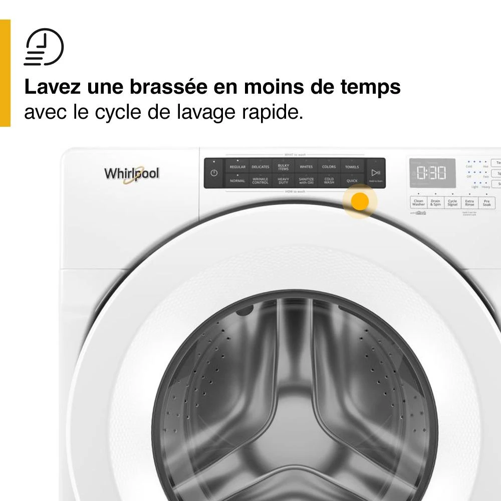 4.3 cu. ft. Closet-Depth Front Load Washer with Intuitive Controls view 18
