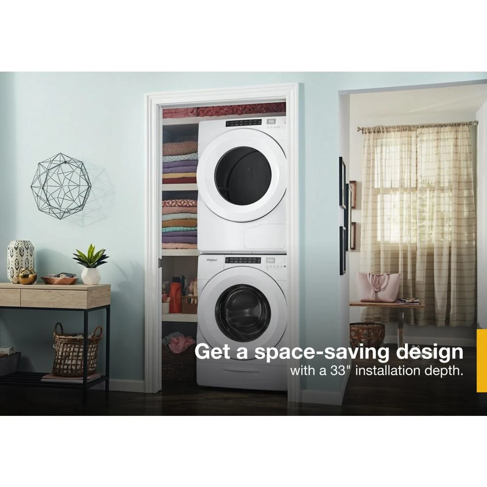 4.3 cu. ft. Closet-Depth Front Load Washer with Intuitive Controls view 17