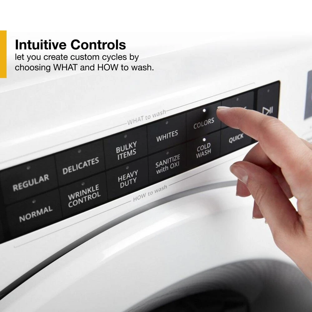4.3 cu. ft. Closet-Depth Front Load Washer with Intuitive Controls view 8