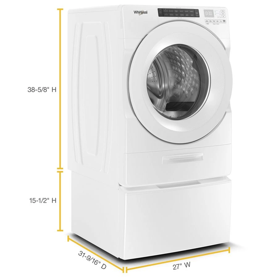 4.5 cu. ft. Closet-Depth Front Load Washer with Load & Go Dispenser WFW5620HW