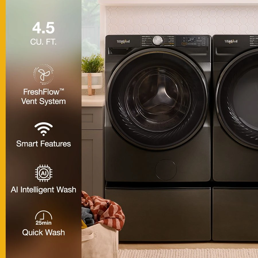 4.5 cu. ft. Smart Front Load ENERGY STAR® Washer with FreshFlow™ Vent System view 5
