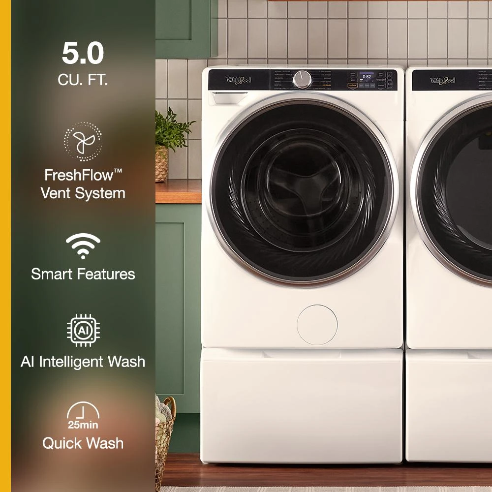 5.0 cu. ft. Smart Front Load ENERGY STAR® Washer with the FreshFlow™ Vent System view 19