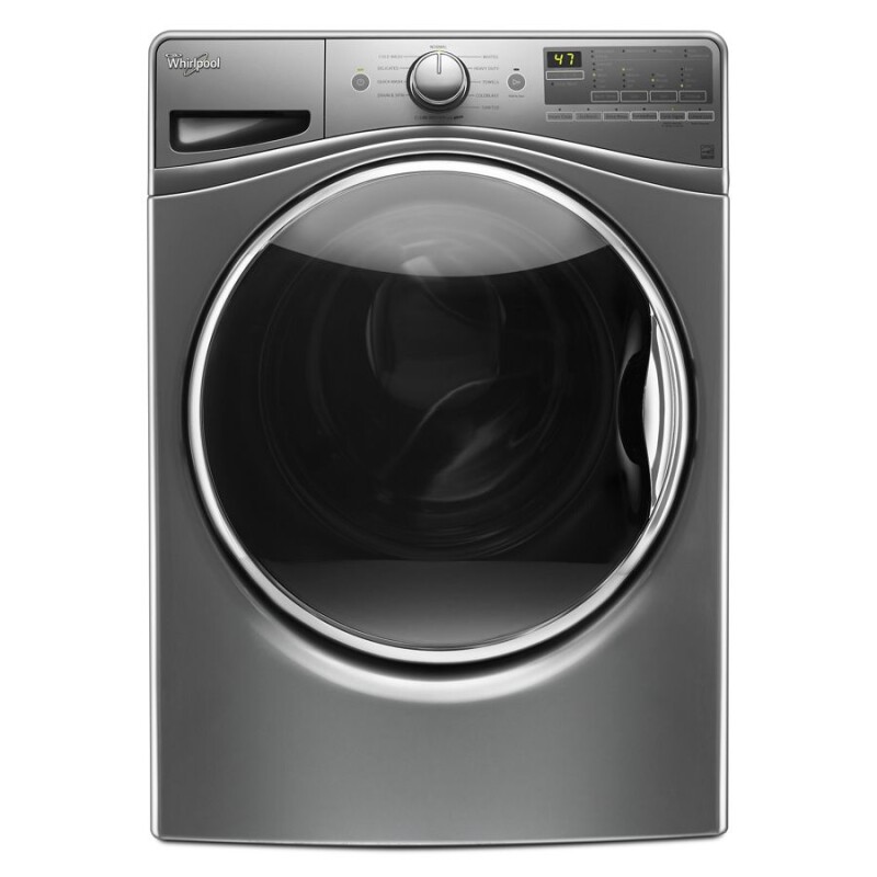Whirlpool 4.5 cu.ft Front Load Washer with ColorLast , 11 cycles Chrome Shadow WFW85HEFC Picture 1