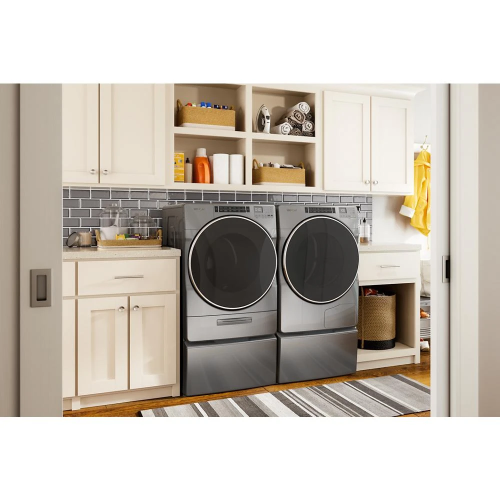 4.3 cu. ft. Closet-Depth Front Load Washer with Load & Go™ XL Dispenser WFW862CHC, product image 18 of 36