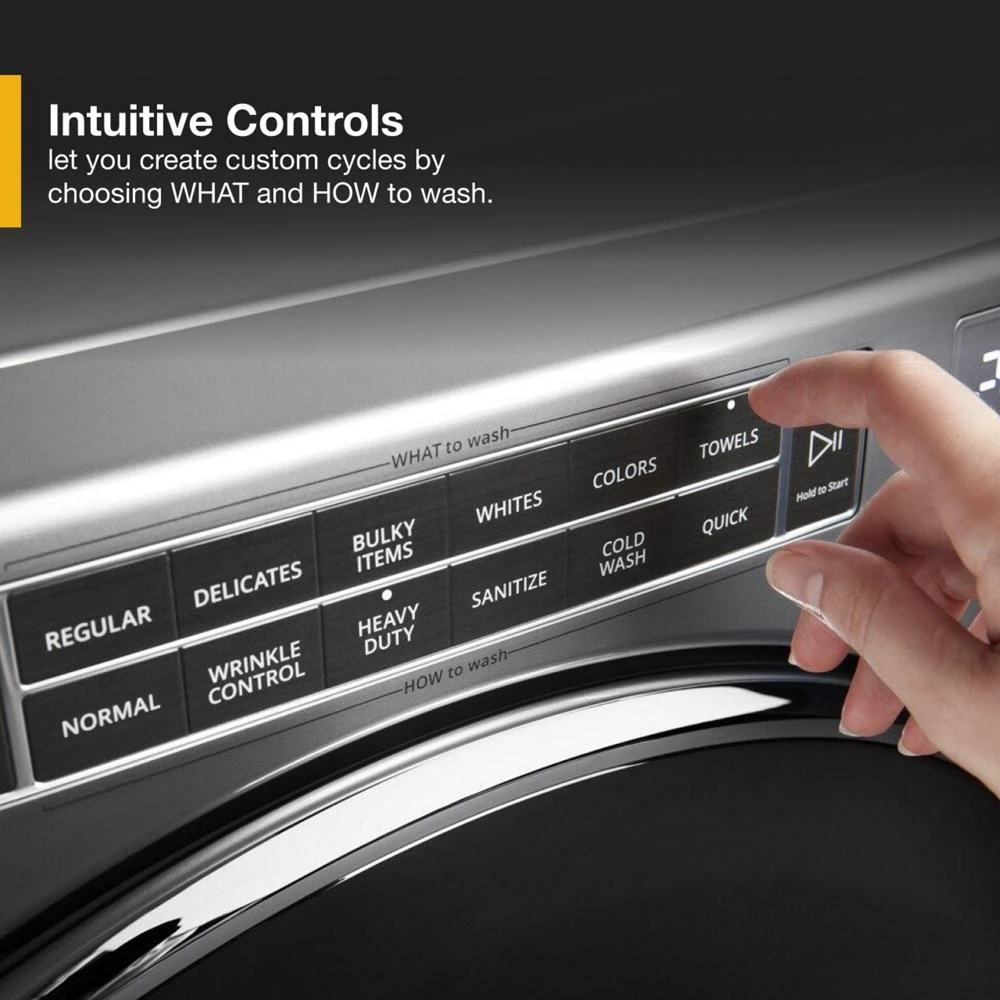 4.3 cu. ft. Closet-Depth Front Load Washer with Load & Go™ XL Dispenser WFW862CHC, product image 10 of 36