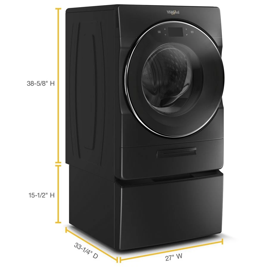5.0 Cu. Ft. Smart Front Load Washer With Load & Go™ Xl Plus Dispenser WFW9620HBK