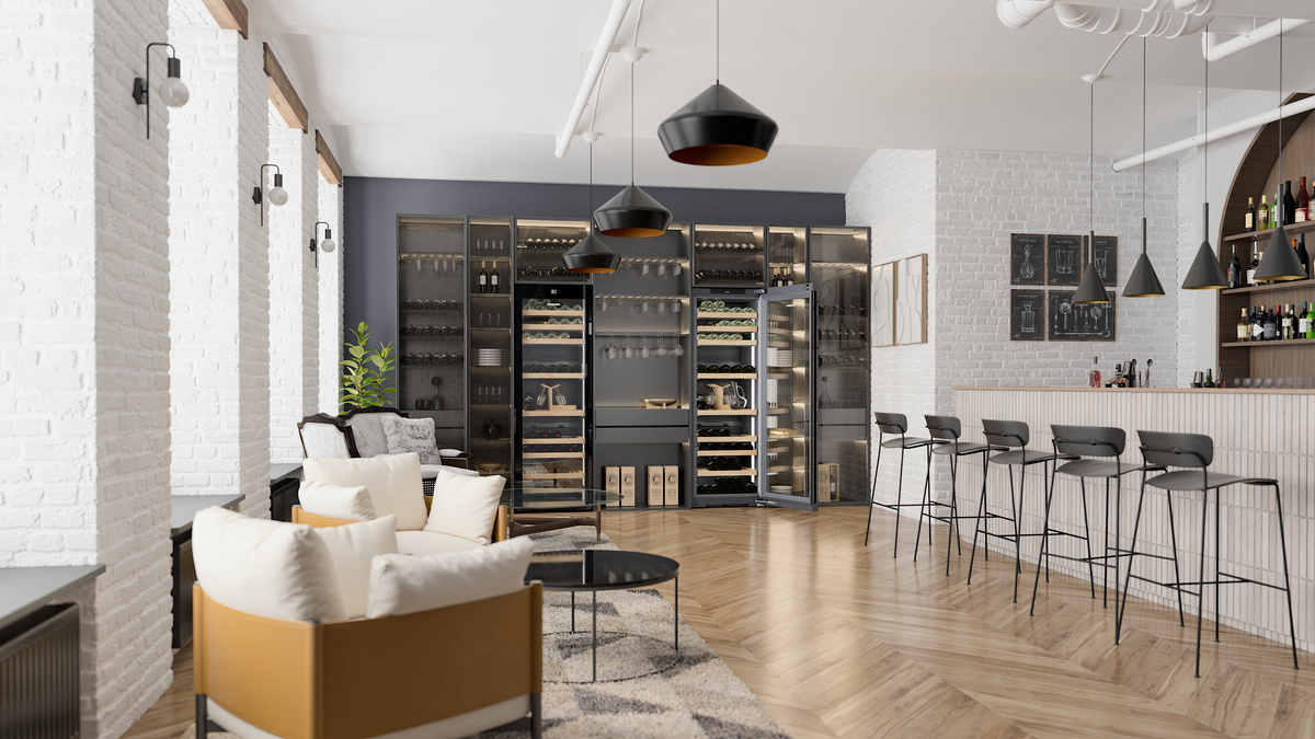 Freestanding Wine, Right Hinged WGB7470
