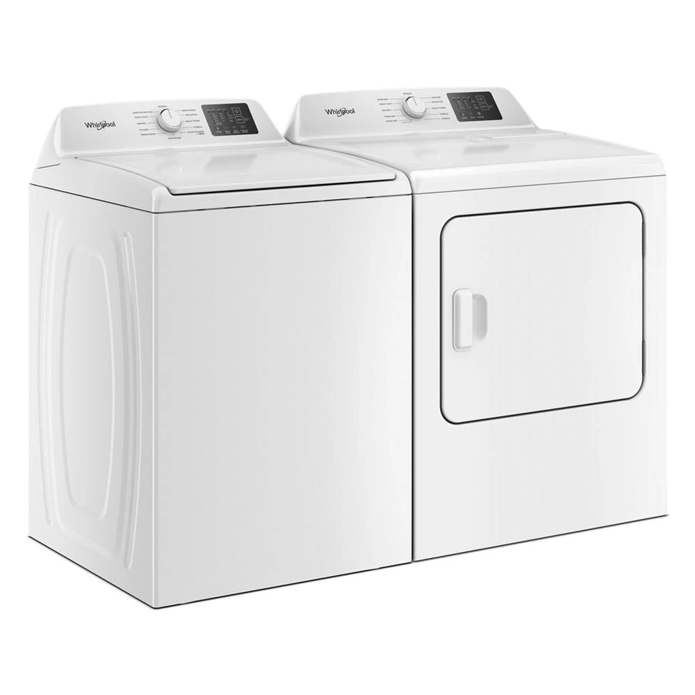 7.0 cu. ft. Gas Long Vent Dryer with Adaptive Dry - Vented Top Load Matching WGD4105LSW