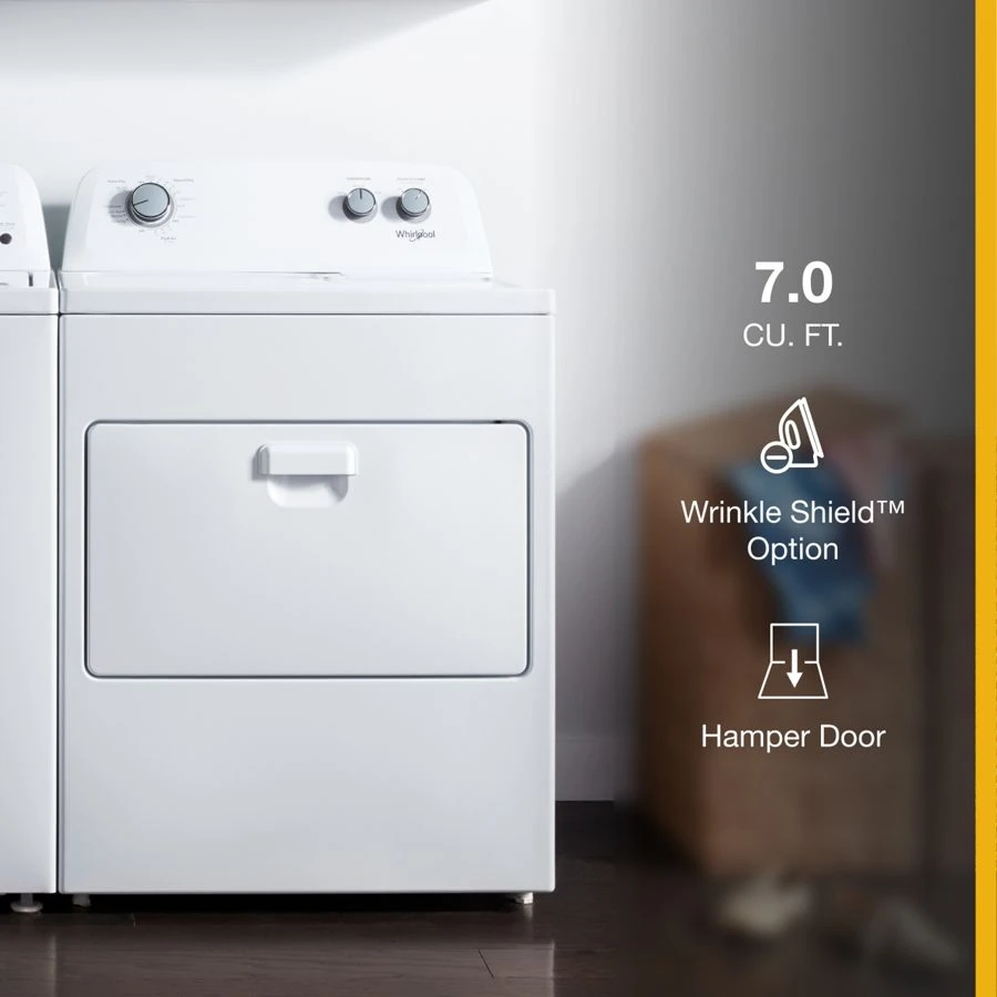 7.0 Cu. Ft. Top Load Gas Dryer With Autodry™ Drying System WGD4850HW