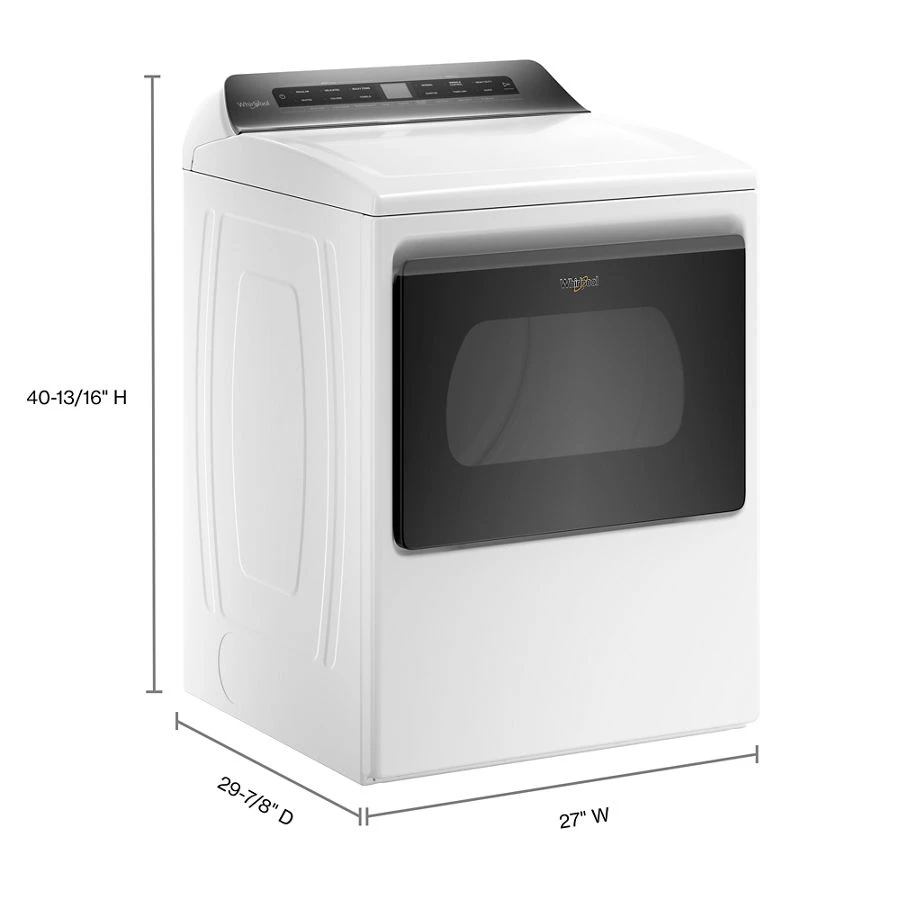 7.4 cu. ft. Top Load Gas Dryer with Intuitive Controls WGD5100HW