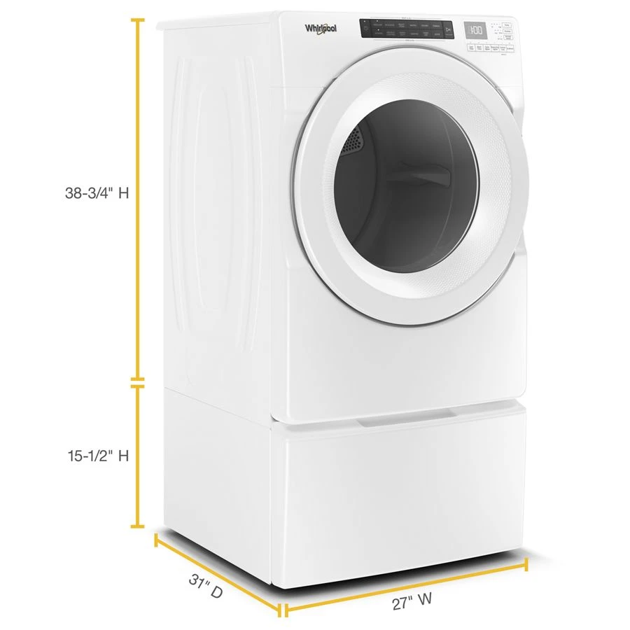 7.4 cu.ft Front Load Long Vent Gas Dryer with Intuitive Controls view 5