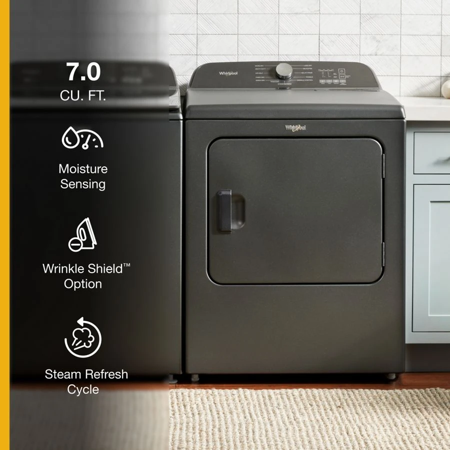 7.0 Cu. Ft. Top Load Gas Dryer with Moisture Sensor view 14