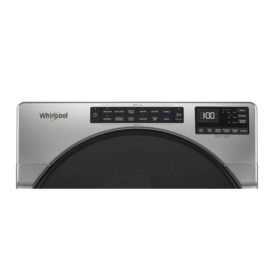 7.4 Cu. Ft. Gas Wrinkle Shield Dryer with Steam WGD6605MC