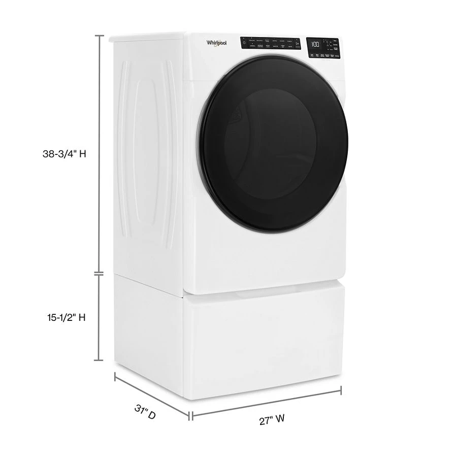 7.4 Cu. Ft. Gas Wrinkle Shield Dryer with Steam WGD6605MW