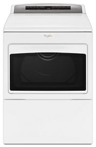 Whirlpool 7.4 cu.ft Top Load HE Gas Dryer with AccuDry, Intuitive Touch Controls White WGD7500GW Picture 1