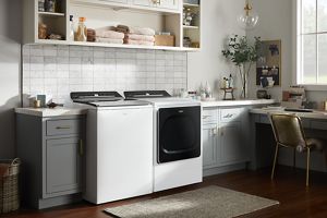 8.8 cu. ft. Smart Capable Top Load Gas Dryer WGD8120HW, product image 15 of 16