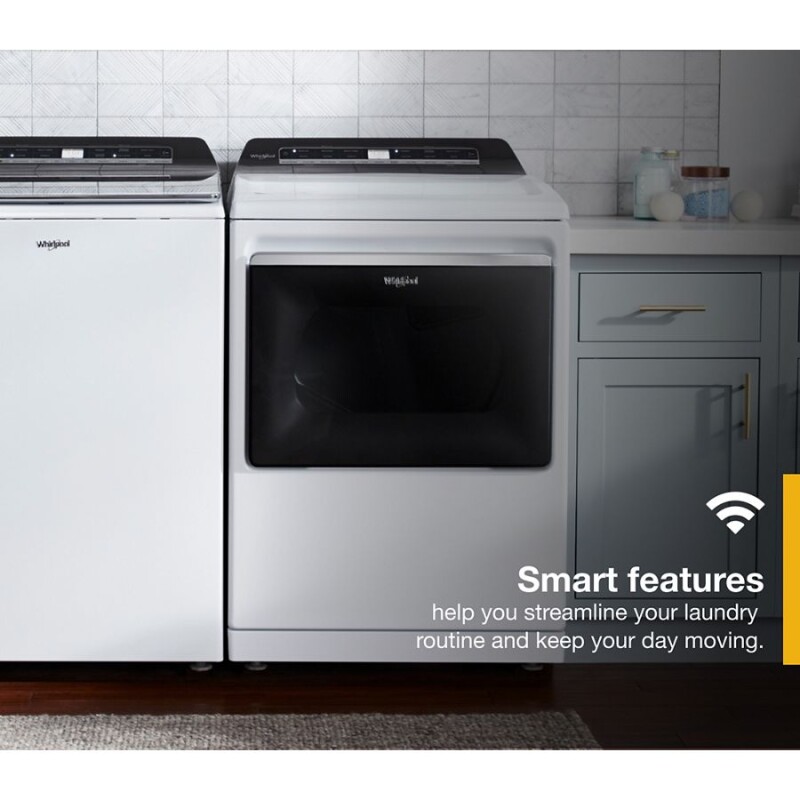 7.4 cu. ft. Top Load Gas Dryer with Advanced Moisture Sensing WGD8127LW