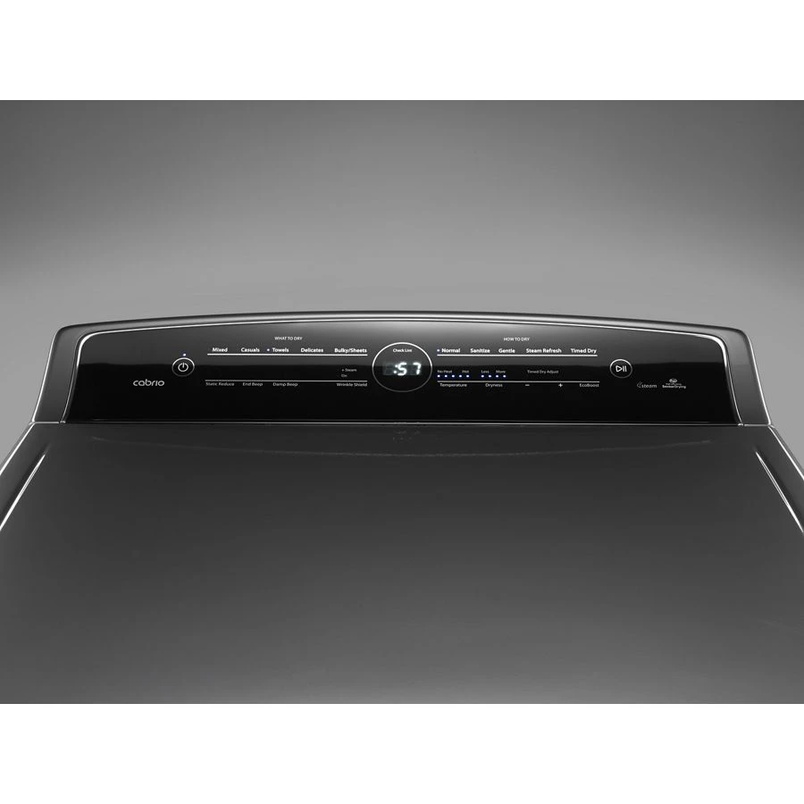 8.8 cu.ft Top Load HE Gas Dryer with Intuitive Touch Controls, Steam Refresh WGD8500DC