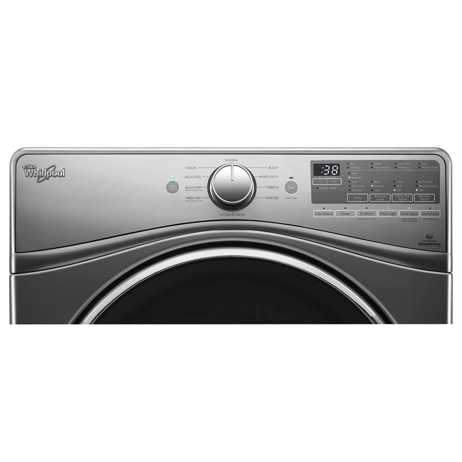 7.4 cu.ft Front Load Gas Dryer with Advanced Moisture Sensing, EcoBoost™ WGD92HEFC