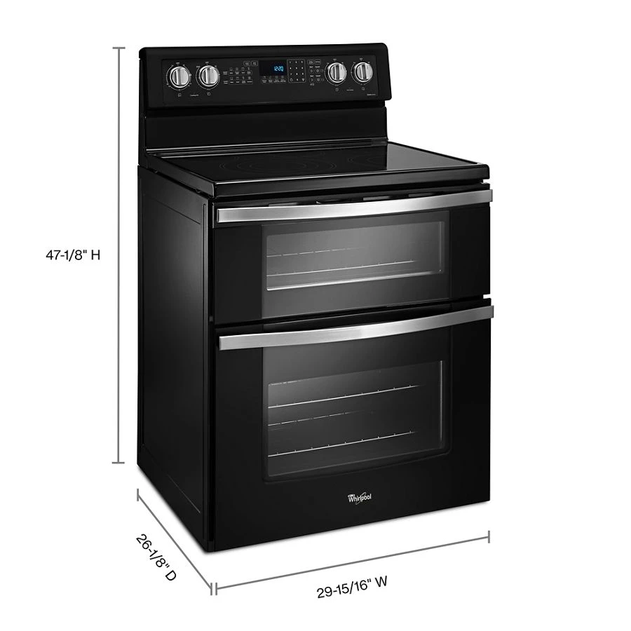 6.7 Cu. Ft. Electric Double Oven Range with True Convection view 7