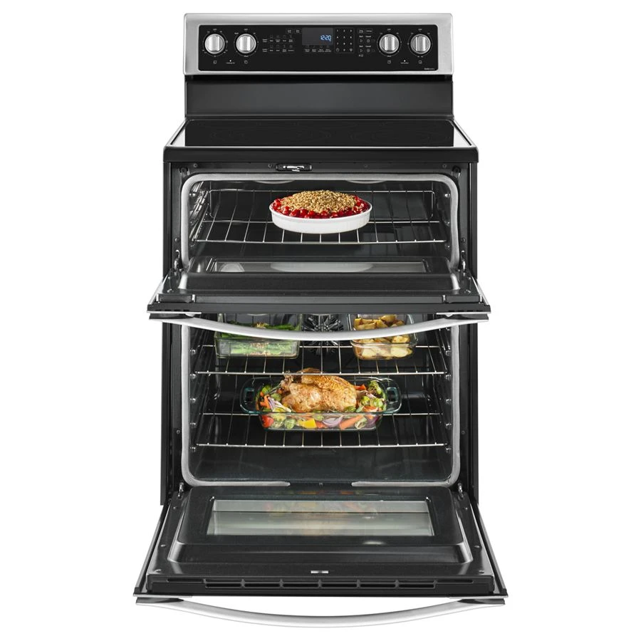 6.7 Cu. Ft. Electric Double Oven Range with True Convection view 3